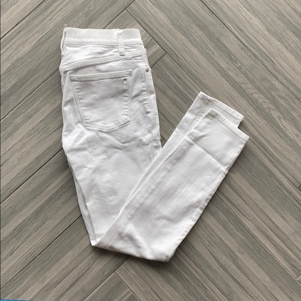 Madewell 9” high rise skinny denim